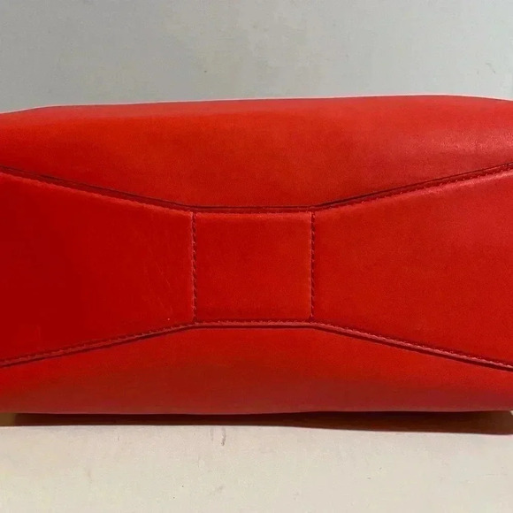 Kate spade orange & cream leather satchel handbag - Picture 6 of 15